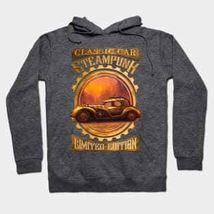 Classic, gothic and elegant steampunk car Hoodie